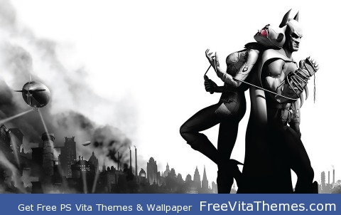 Batman & Catwoman PS Vita Wallpaper