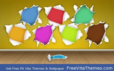 Colourful PS Vita Wallpaper