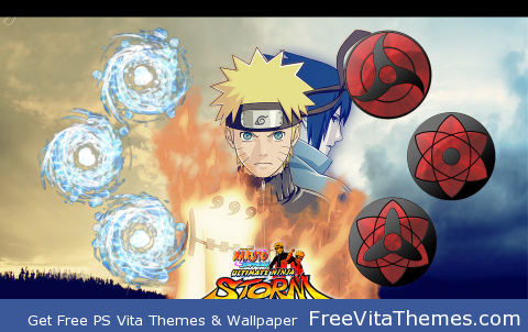 Naruto & Sasuke PS Vita Wallpaper
