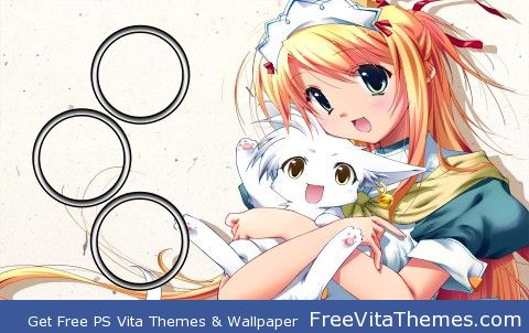 Sexy Anime Girl PS Vita Wallpaper