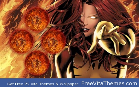 X-Men Phoenix PS Vita Wallpaper