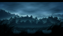 Download Nightly Grass Fields PS Vita Wallpaper