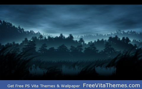 Nightly Grass Fields PS Vita Wallpaper