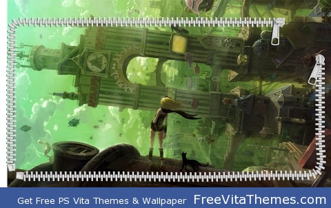 gravity rush lockscreen PS Vita Wallpaper