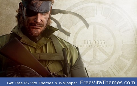 Big Boss PS Vita Wallpaper