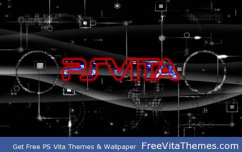 Menu PSV Black Red PS Vita Wallpaper