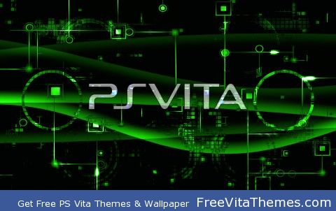 Menu PSV Green PS Vita Wallpaper