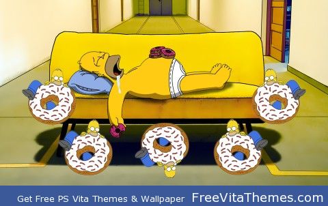 Homer Simpson PS Vita Wallpaper