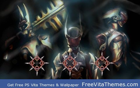 Kingdom Hearts Armors PS Vita Wallpaper