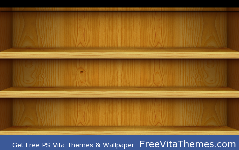 Wood Shelf PS Vita Wallpaper