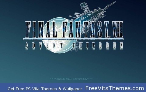 Final Fantasy VII Advent Children PS Vita Wallpaper