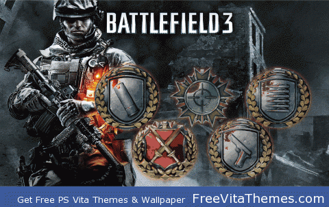 BattleField 3 Medals PsVita PS Vita Wallpaper