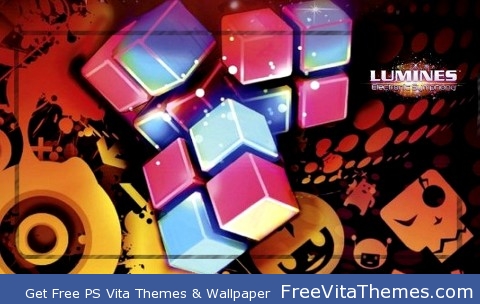 Lumines ZIP PS Vita Wallpaper