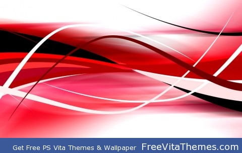 Red Waves PS Vita Wallpaper