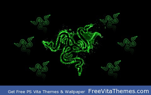 Razer Green PS Vita Wallpaper