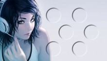 Download gamer girl PS Vita Wallpaper