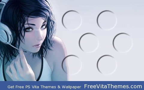 gamer girl PS Vita Wallpaper