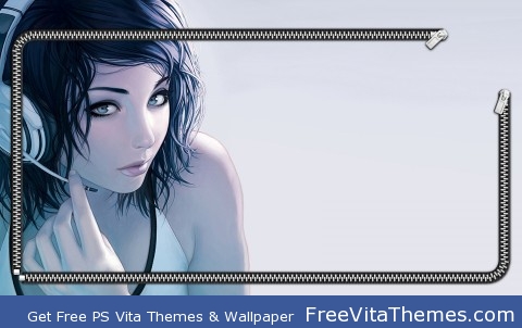 gamer girl zip PS Vita Wallpaper