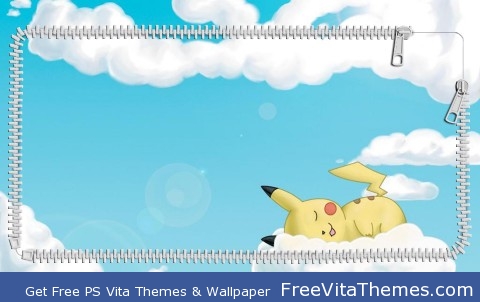 pikachu clouds PS Vita Wallpaper