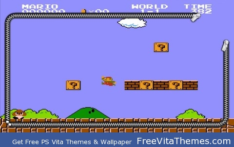 Super Mario Bros. NES Lock Screen PS Vita Wallpaper