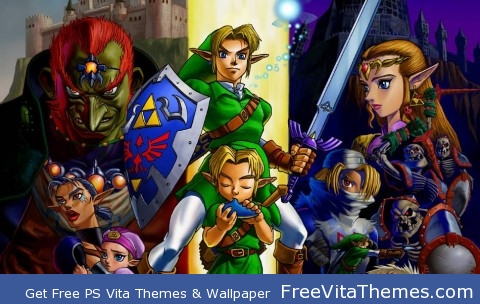 Zelda Ocarina of Time PS Vita Wallpaper