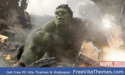 The Incredible Hulk / The Avengers 2012 PS Vita Wallpaper