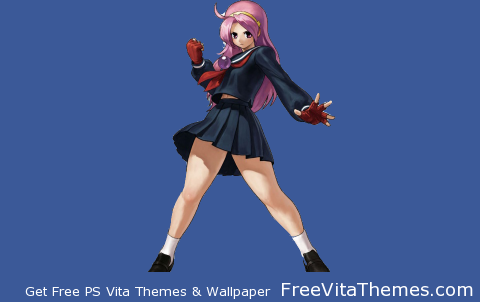 Transparent/Dynamic|King of Fighters Athena – Majic User PS Vita Wallpaper