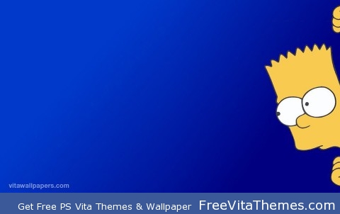 Bart Simpson PS Vita Wallpaper