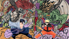 Download Naruto vs Sasuke PS Vita Wallpaper