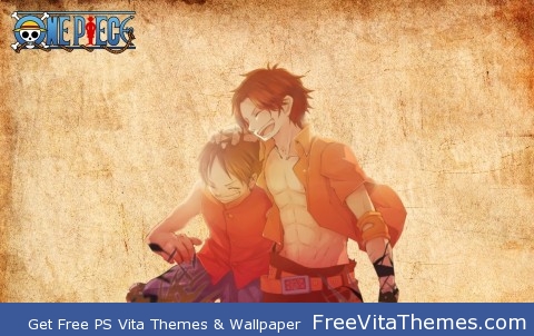 Luffy and Ace PS Vita Wallpaper