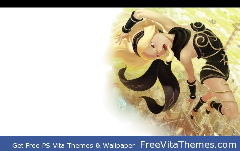 Kat Page 3- Gravity Rush Full Theme PS Vita Wallpaper