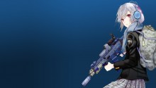 Download Anime Gun Girl PS Vita Wallpaper