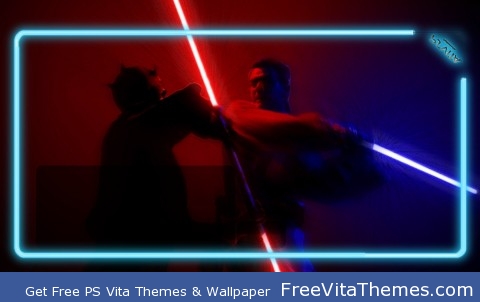 Lightsaber Battle PS Vita Wallpaper