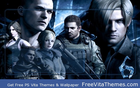 Resident Evil 6 Lockscreen PS Vita Wallpaper
