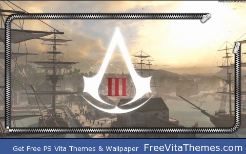 Zipper Lockscreen| Assassin’s Creed III Boston i PS Vita Wallpaper