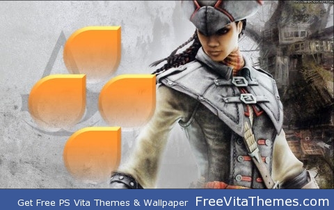 Zipper Lockscreen| Assassin’s Creed III Aveline (CUSTOM) PS Vita Wallpaper