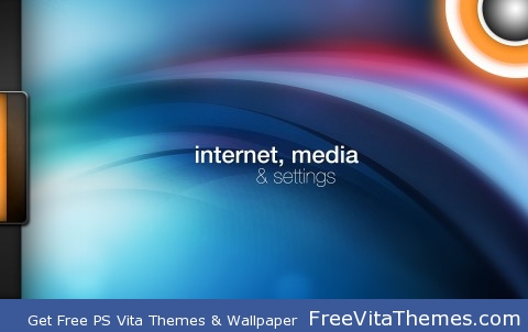 Internet, Media & Settings PS Vita Wallpaper