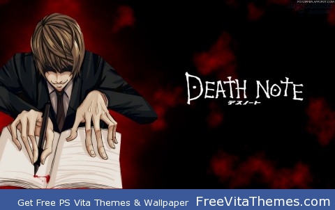 Death Note Yagami Light PS Vita Wallpaper
