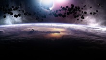 Download Asteroids Eclipse PS Vita Wallpaper