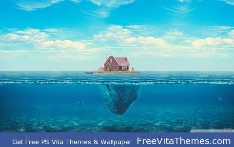 House On The Ocean PS Vita Wallpaper