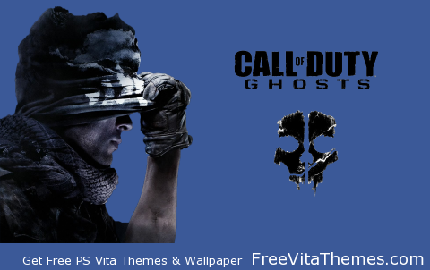 COD ghost transparent PS Vita Wallpaper