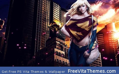 Supergirl DC Comic PS Vita Wallpaper