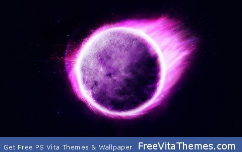 Strange Purple Planet PS Vita Wallpaper