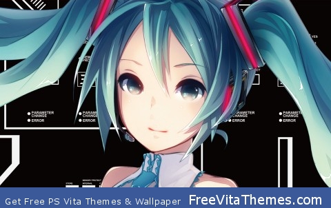Hatsune miku lock screen PS Vita Wallpaper