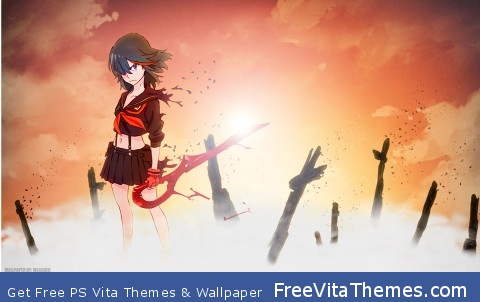 Kill la Kill Ryuko Sunlight PS Vita Wallpaper