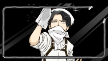 Download Shingeki no Kyojin Levi Cleaning Fourthwall Lockscreen PS Vita Wallpaper