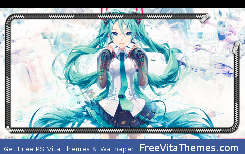 Xperia feat Hatsune Miku Lcokscreen PS Vita Wallpaper