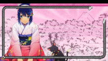 Download Nanami Madobe Kimono New Year PS Vita Wallpaper