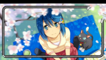 Download Nanami Sakura Lockscreen PS Vita Wallpaper