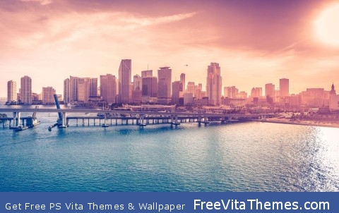 \Florida Usa Miami Downtown PS Vita Wallpaper